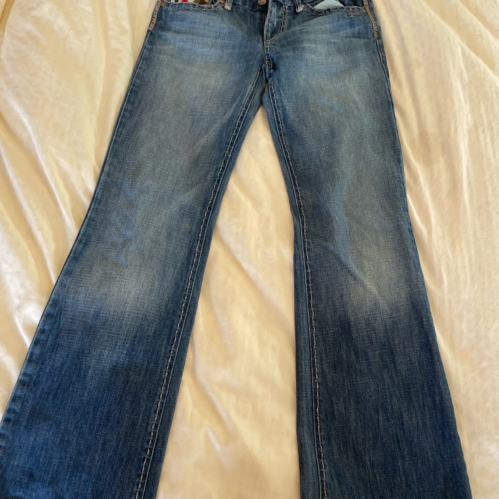 Joe's Jeans Blue Flare Wide Leg Denim